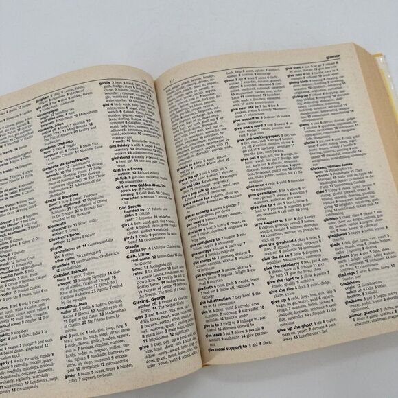 Webster's Crossword Puzzle Dictionary Vintage 1999 HBDJ Gramercy Reference - Picture 6 of 9